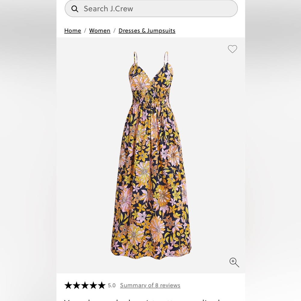 J Crew cotton dress size 8
